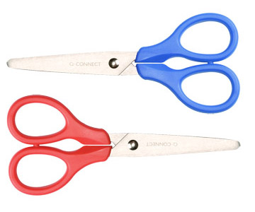 KUTZ (2 Pack) 5.5 (14 cm) Large Finger-hole Scissors | 2 (5.1 cm) Super  Sharp Blades | Extra Large Handles