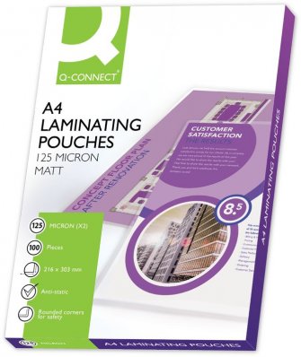 A4 Size Laminating Pouches: 10 Mil 8-3/4 X 12-1/4